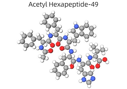 Molecular structure of Acetyl Hexapeptide 49